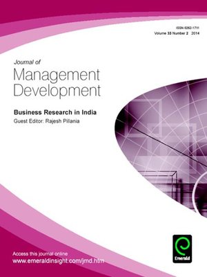 cover image of Journal of Management Development, Volume 33, Issue 2